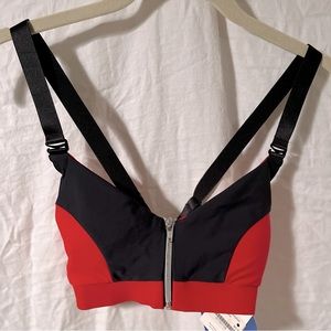 Red and black Kady Luxe Tito Bra